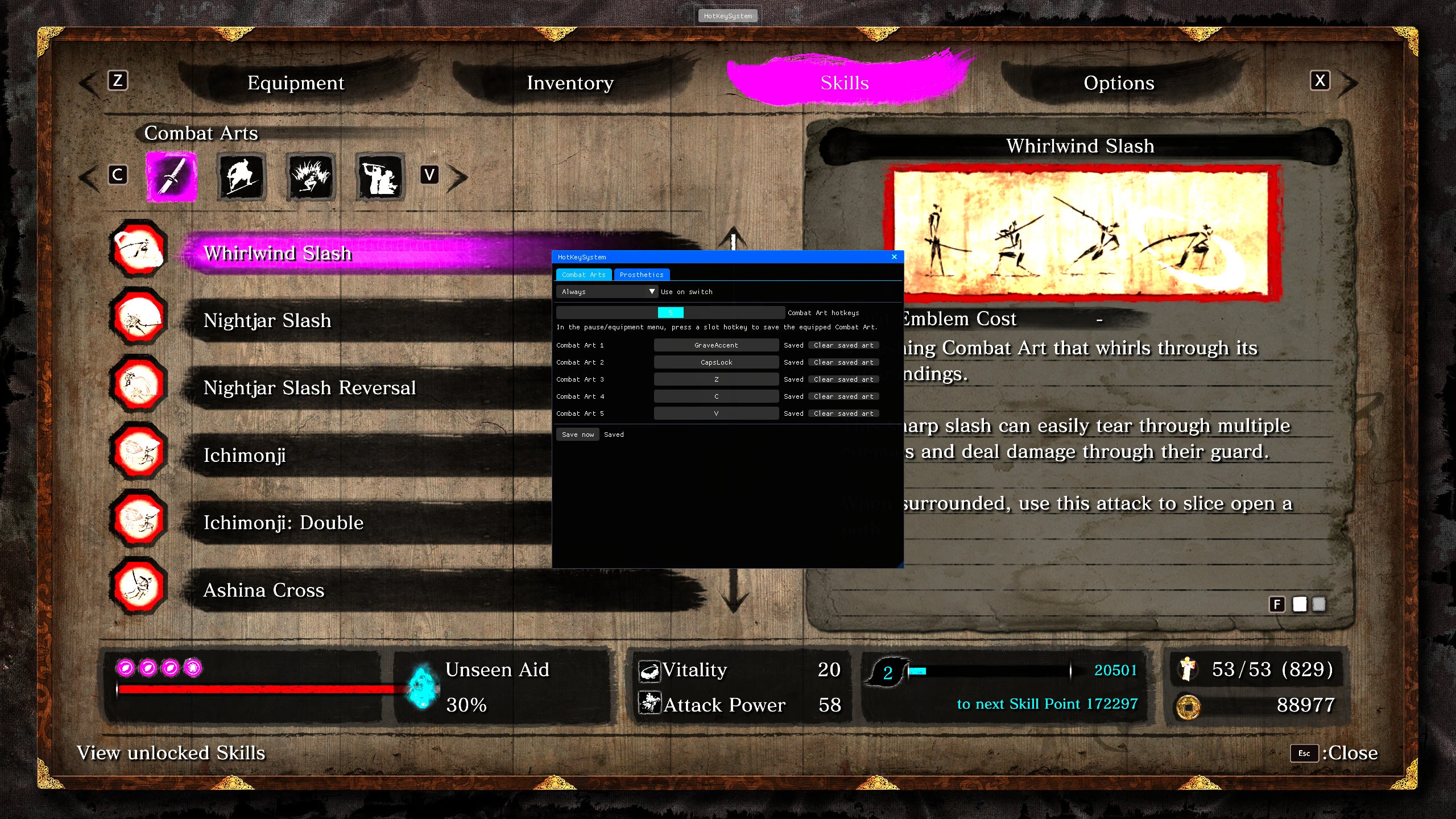 Sekiro Hotkey System 3.0