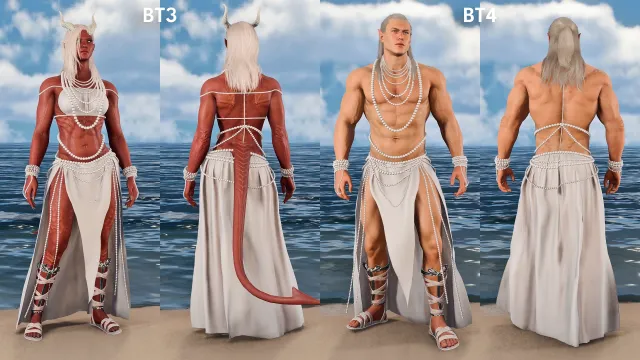 浪潮之母的赠礼服装