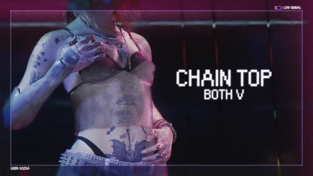 KOZSA STORE - CHAIN TOP (M F) (AXL)