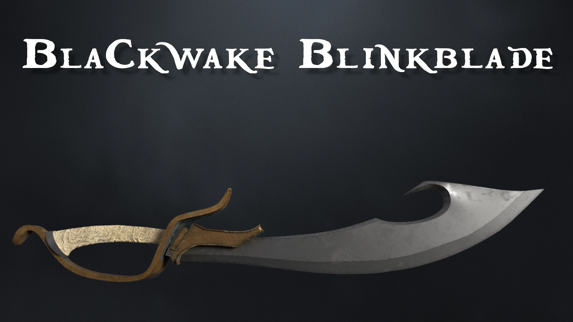 Black Wake Blink Blade (Spell Stealing Cutlass)