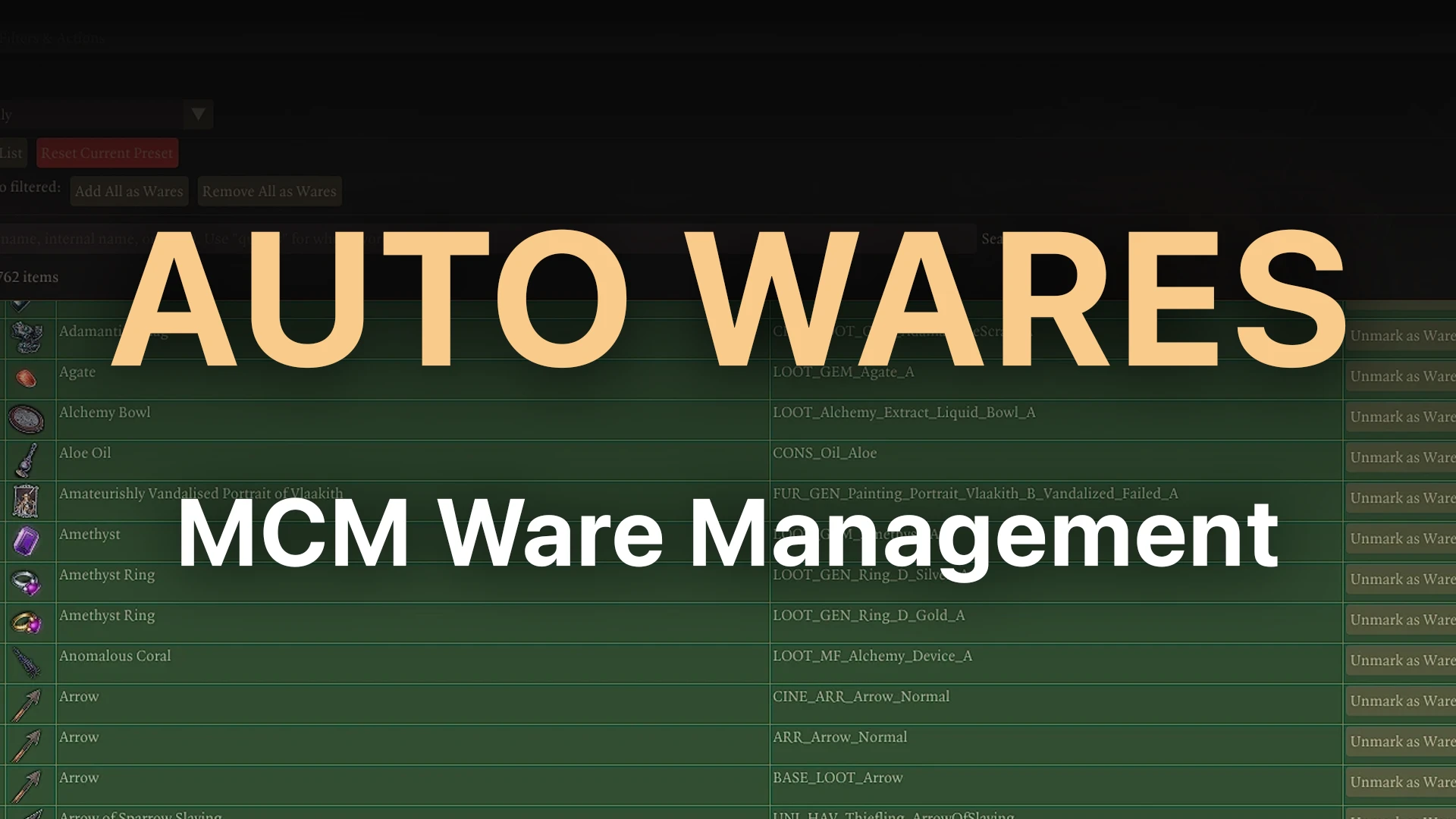 Auto Wares - MCM