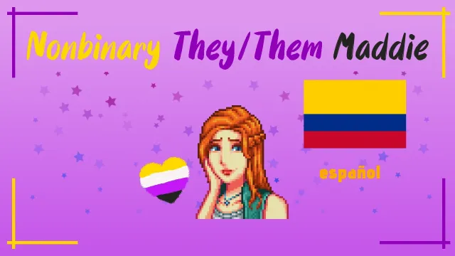 非二元性别 They/Them Maddie 西班牙语