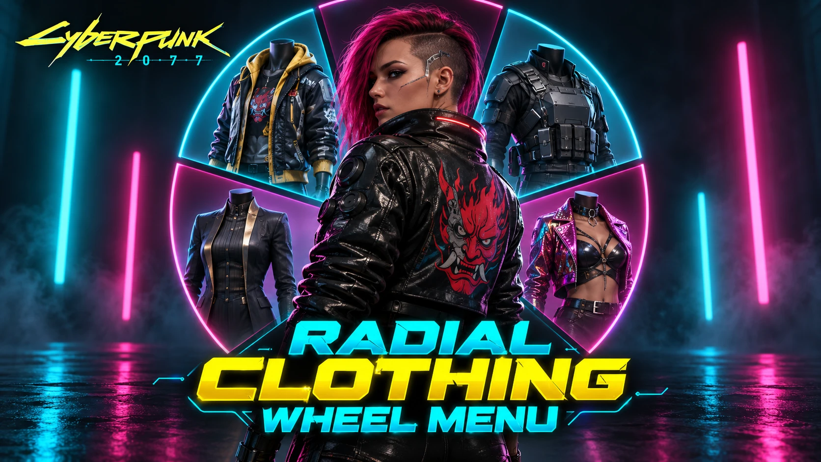 Radial Clothing Wheel Menu (with real time equipment ex outfit swaps)