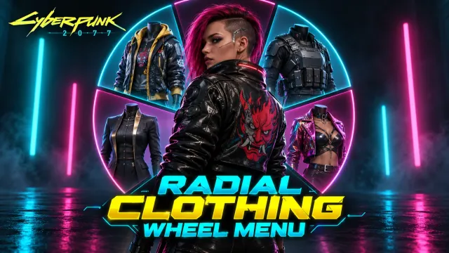 Radial Clothing Wheel Menu (with real time equipment ex outfit swaps)