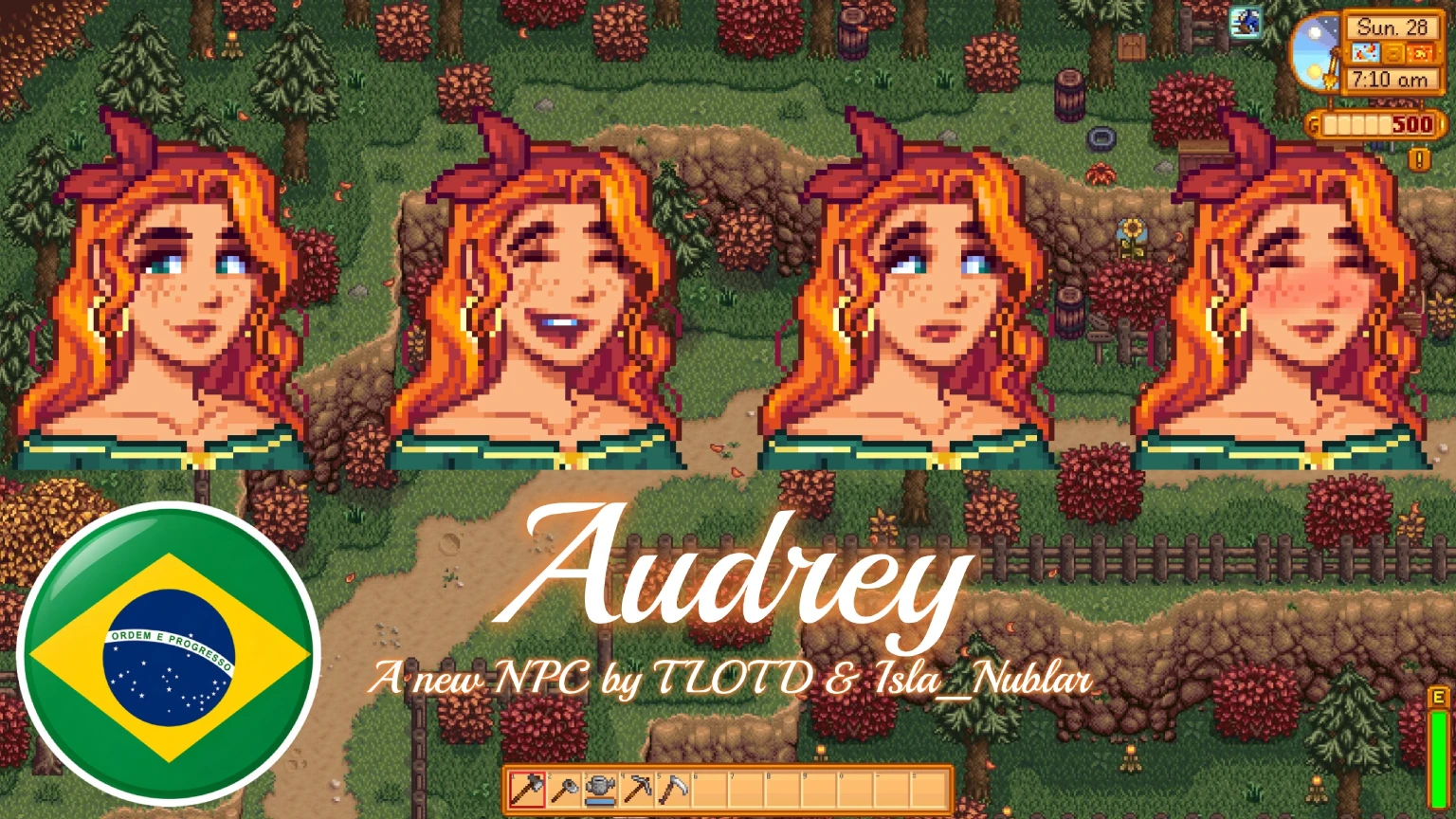 Audrey - 新自定义NPC (PT-BR)