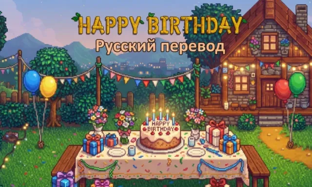 俄语生日快乐