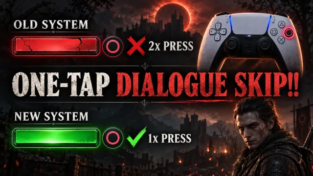One-Tap Dialogue Skip - For Controller (QoL)