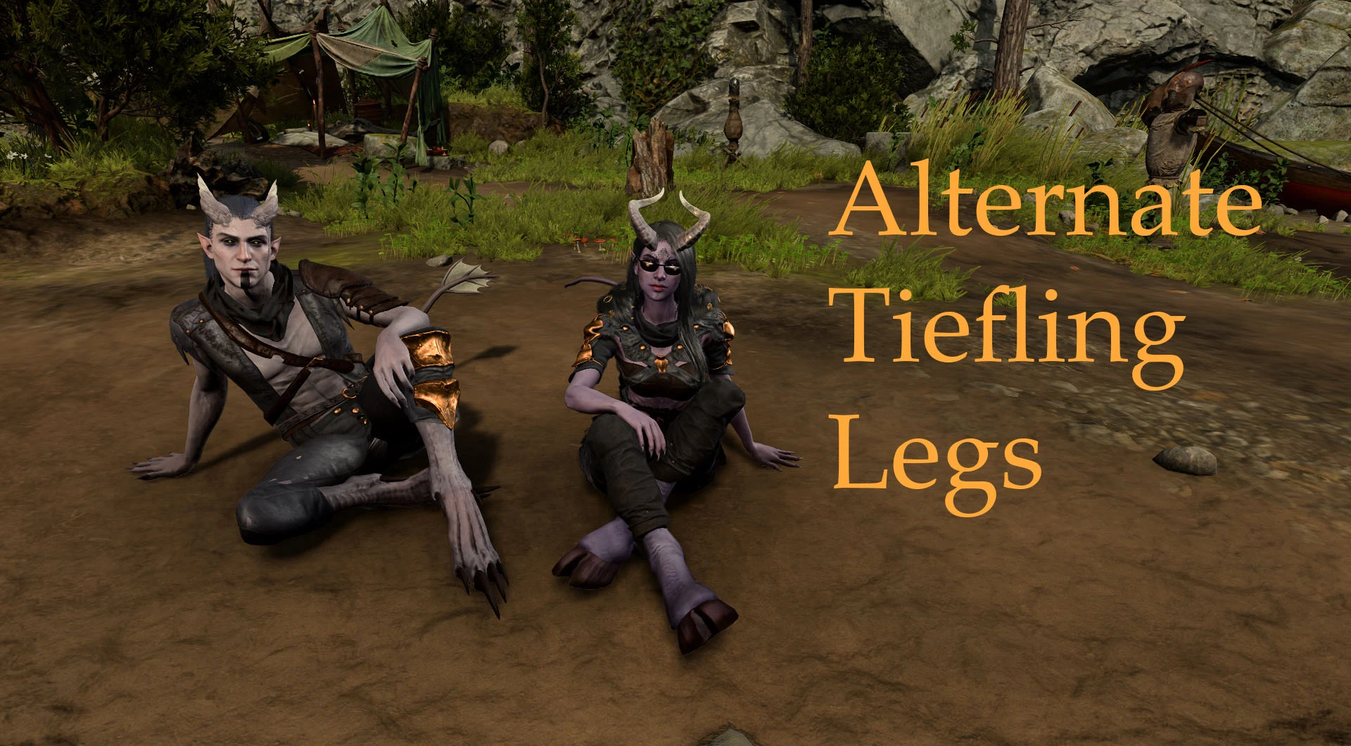 Alternate Tiefling Legs (CC and Equippable)
