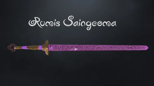 Rumis Sword (kpop demon hunter)