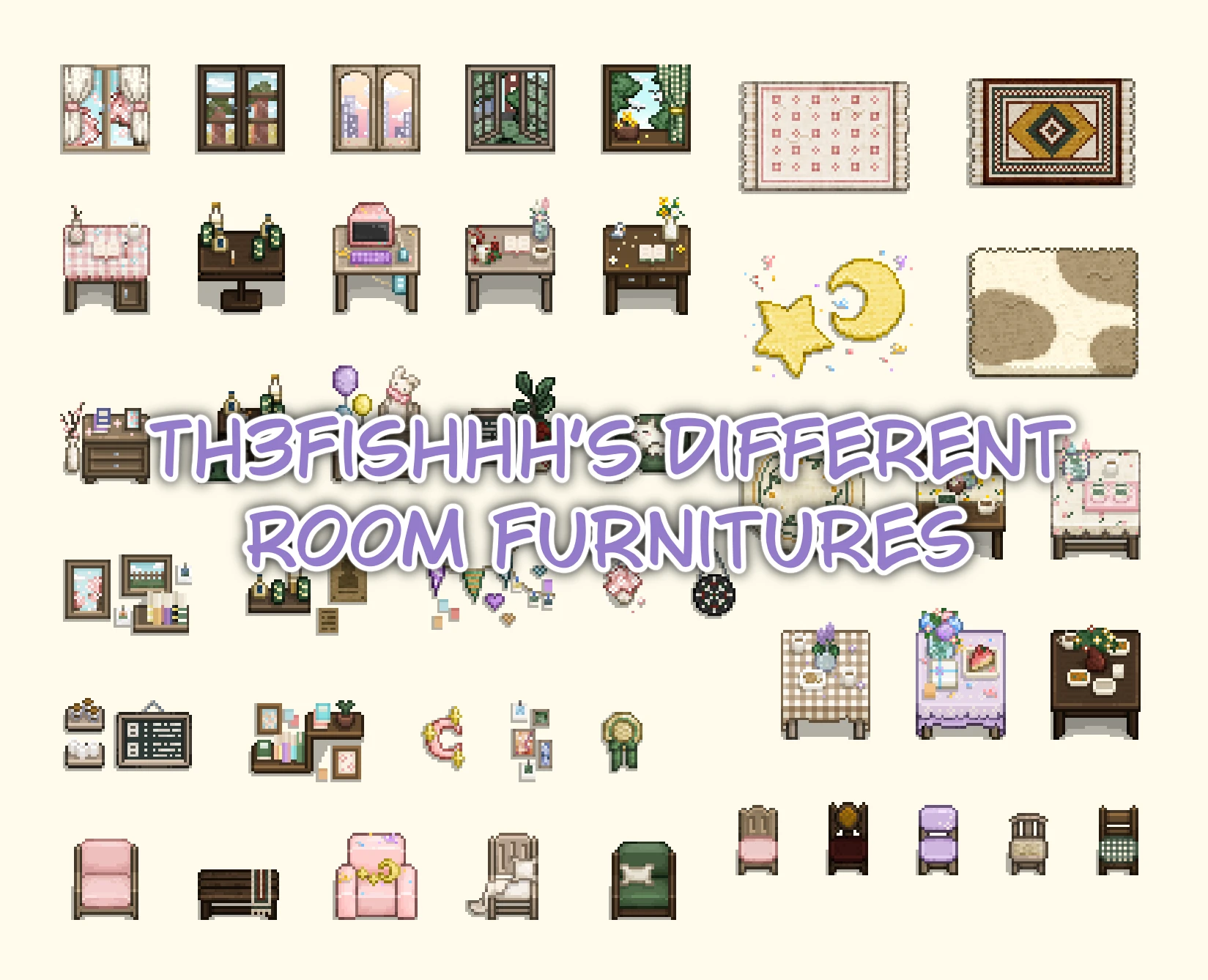 (AT)Th3Fishhh的多样化房间家具