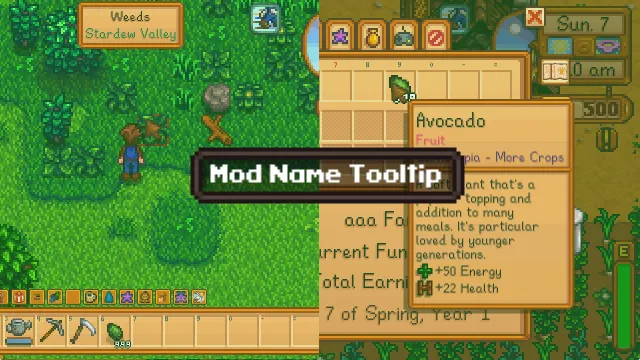 Mod Name Tooltip
