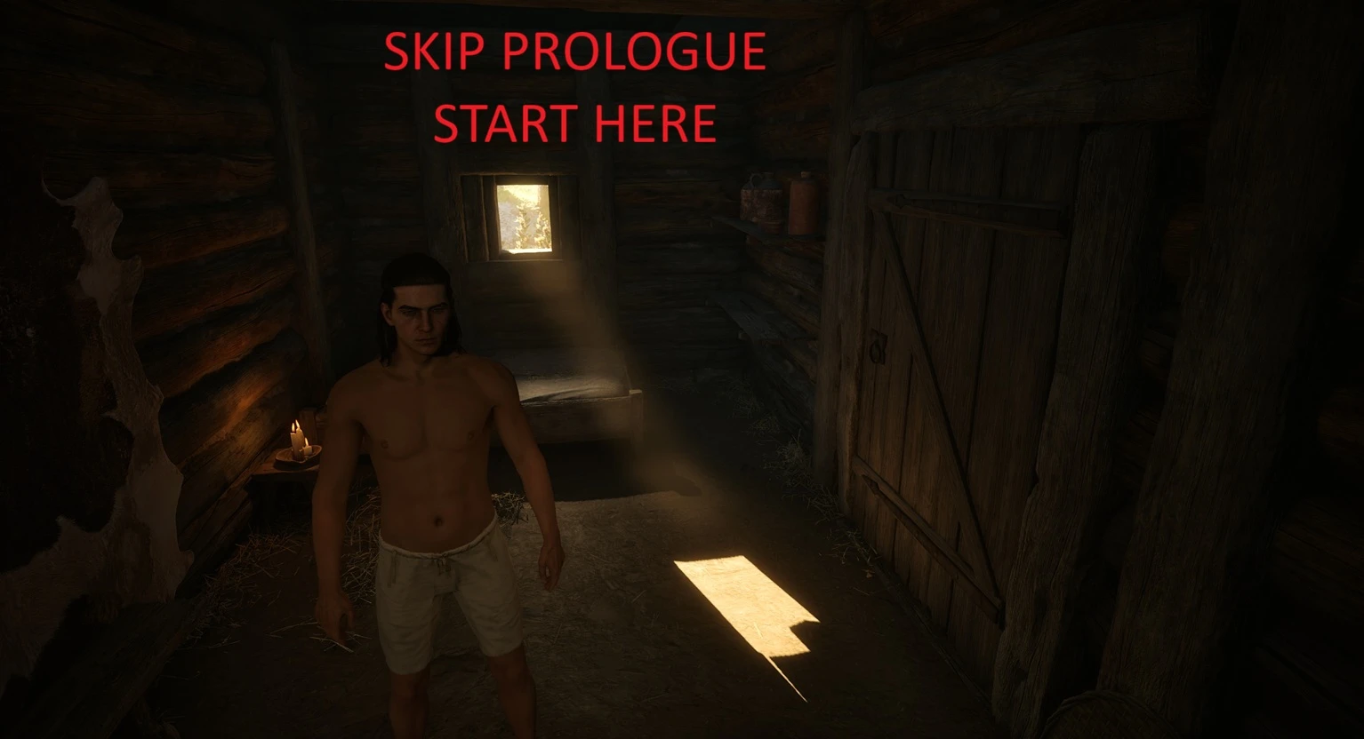 (GAME SAVE FILE) Start the game at the village and skip prologue