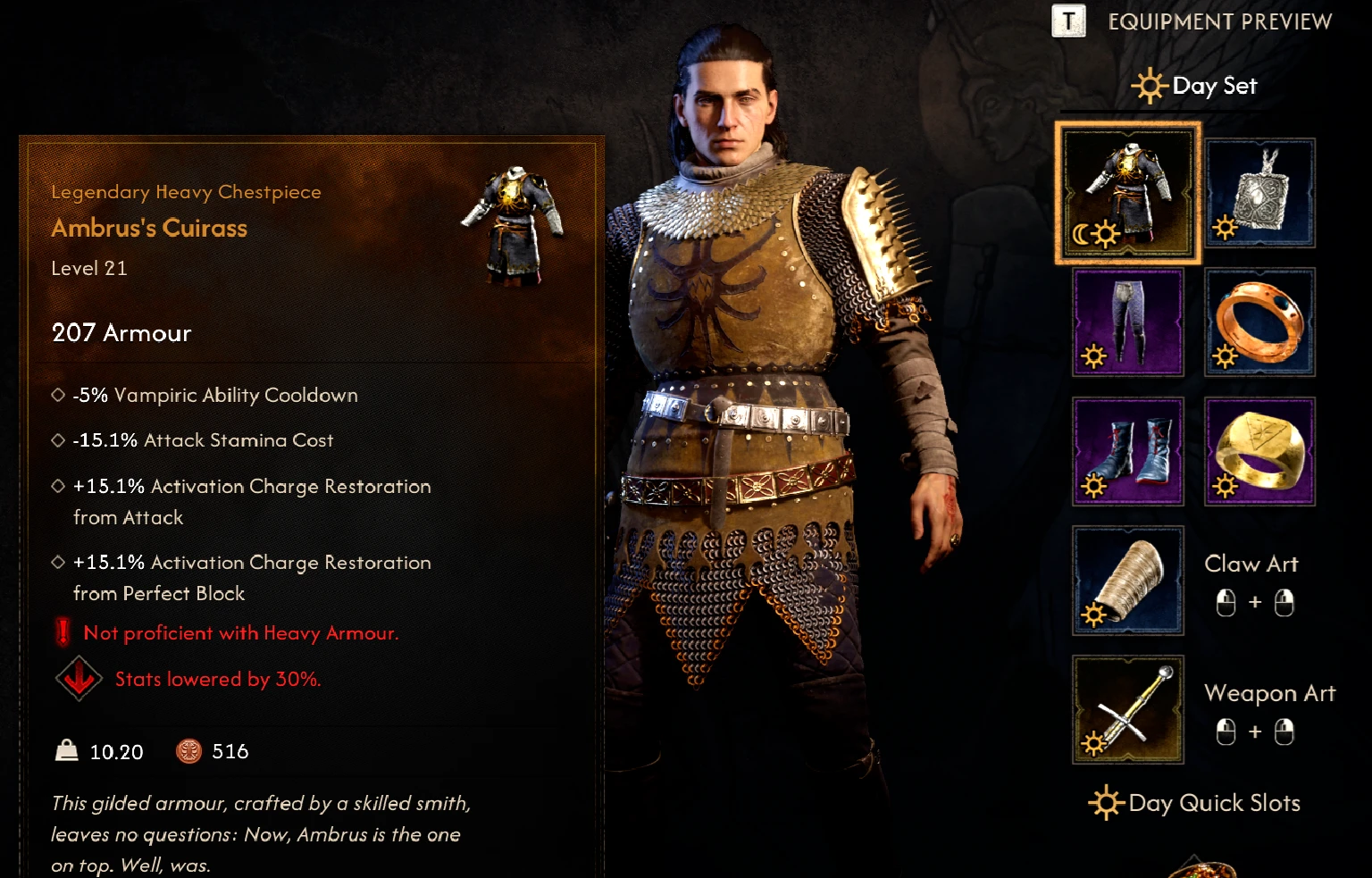 TRANSMOG AMBRUS TO BRENCIS ARMOR