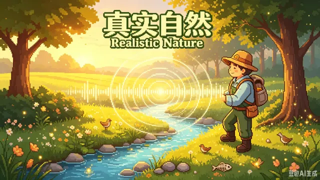 逼真的自然
