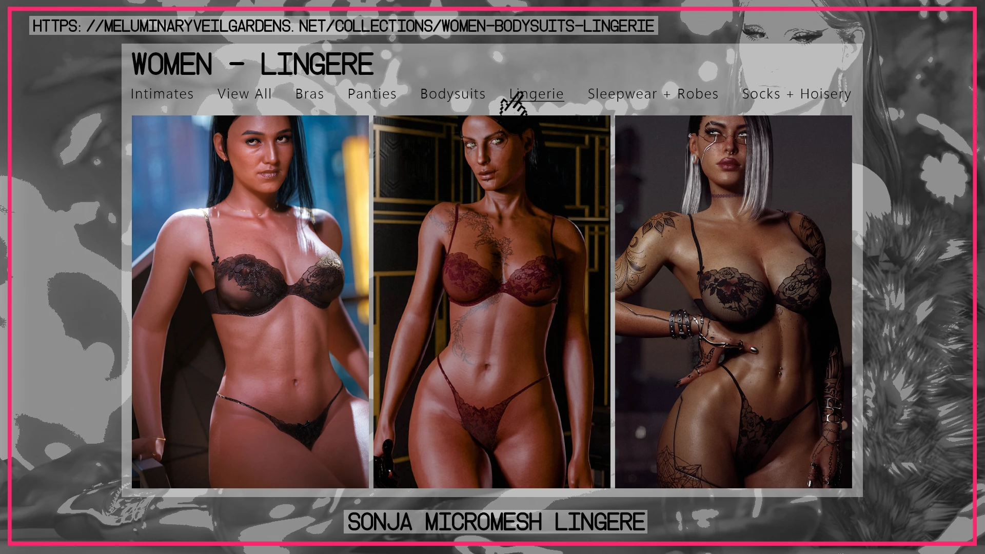 SONJA MICROMESH LINGERE - AXL CLOTHING