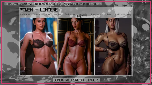 SONJA MICROMESH LINGERE - AXL CLOTHING