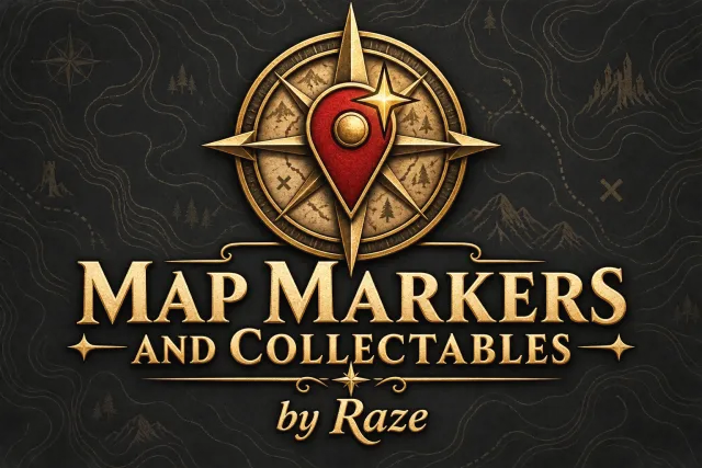 Raze制作的地图标记与收集品
