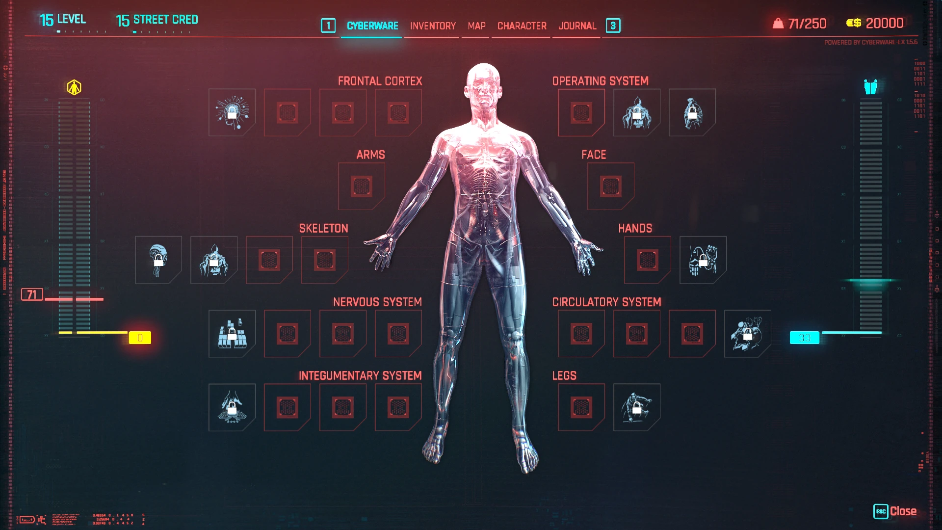 Cyberware-EX Lu2配置