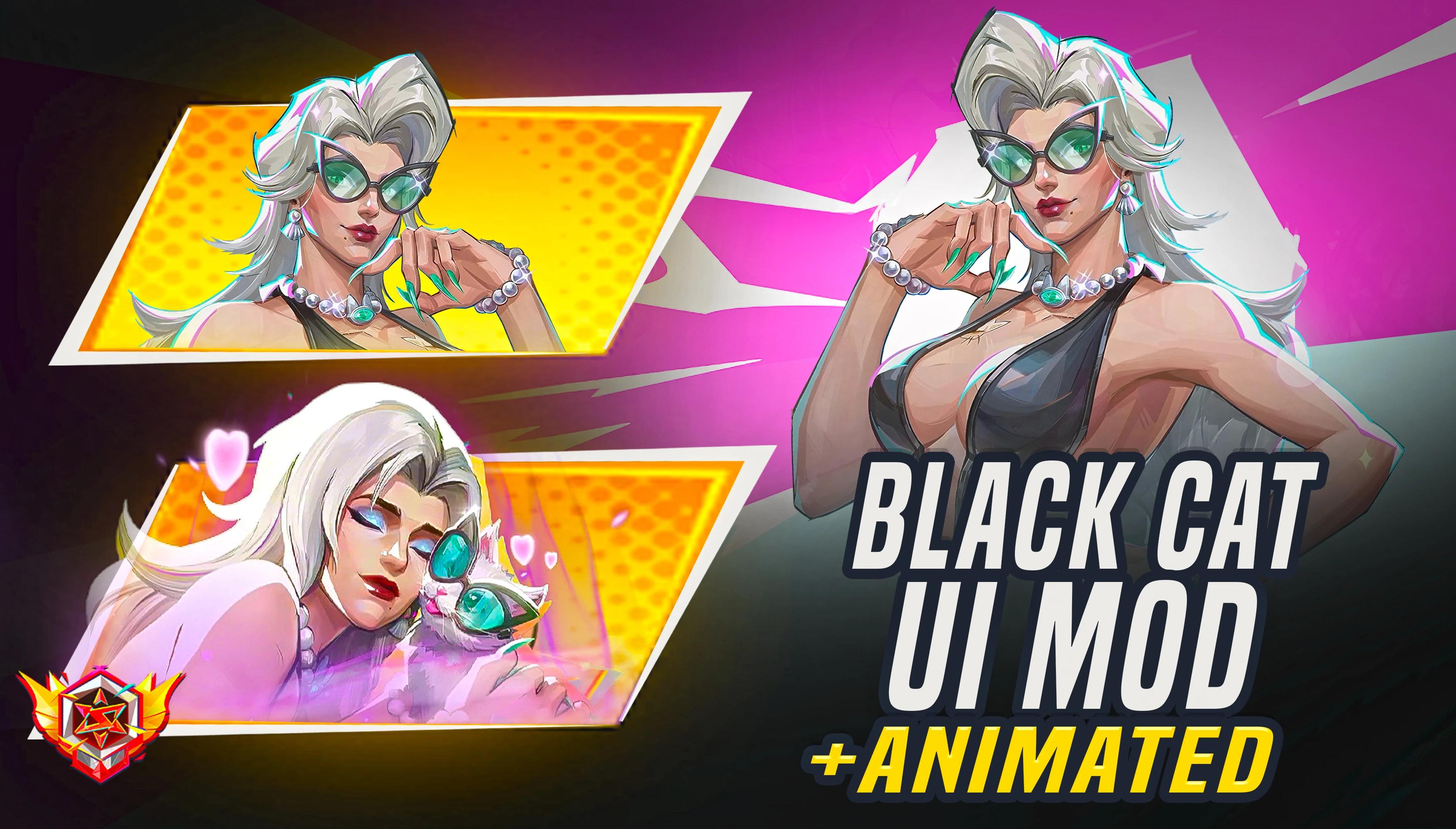 BLACK CAT 海岸猫 UI（含动画领主图标）