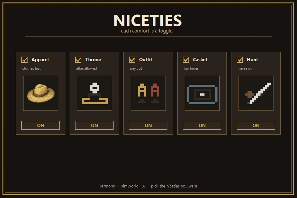 Niceities