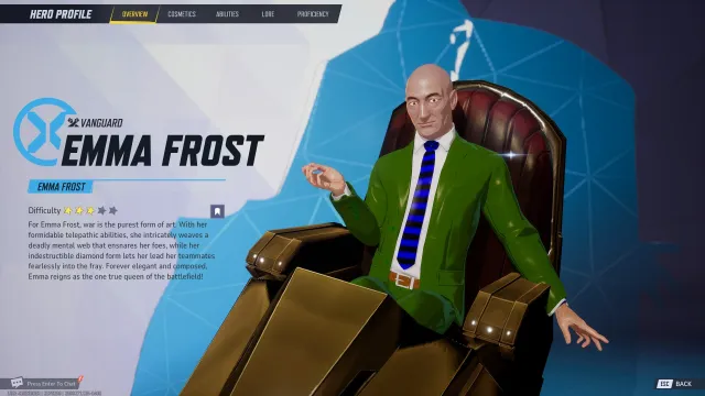 Professor X - Emma Frost - Mesh-Icons-Alt Skins