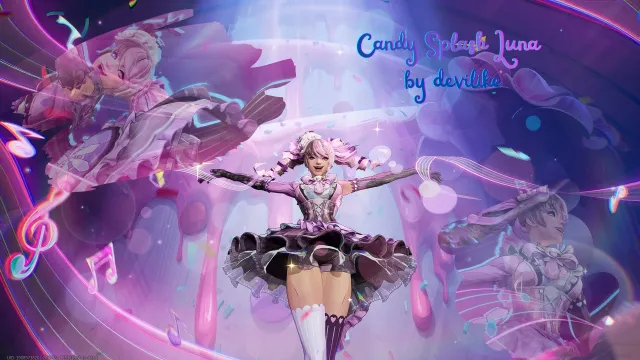 Candy Splash Luna (樱桃喜悦重着色与用户界面)