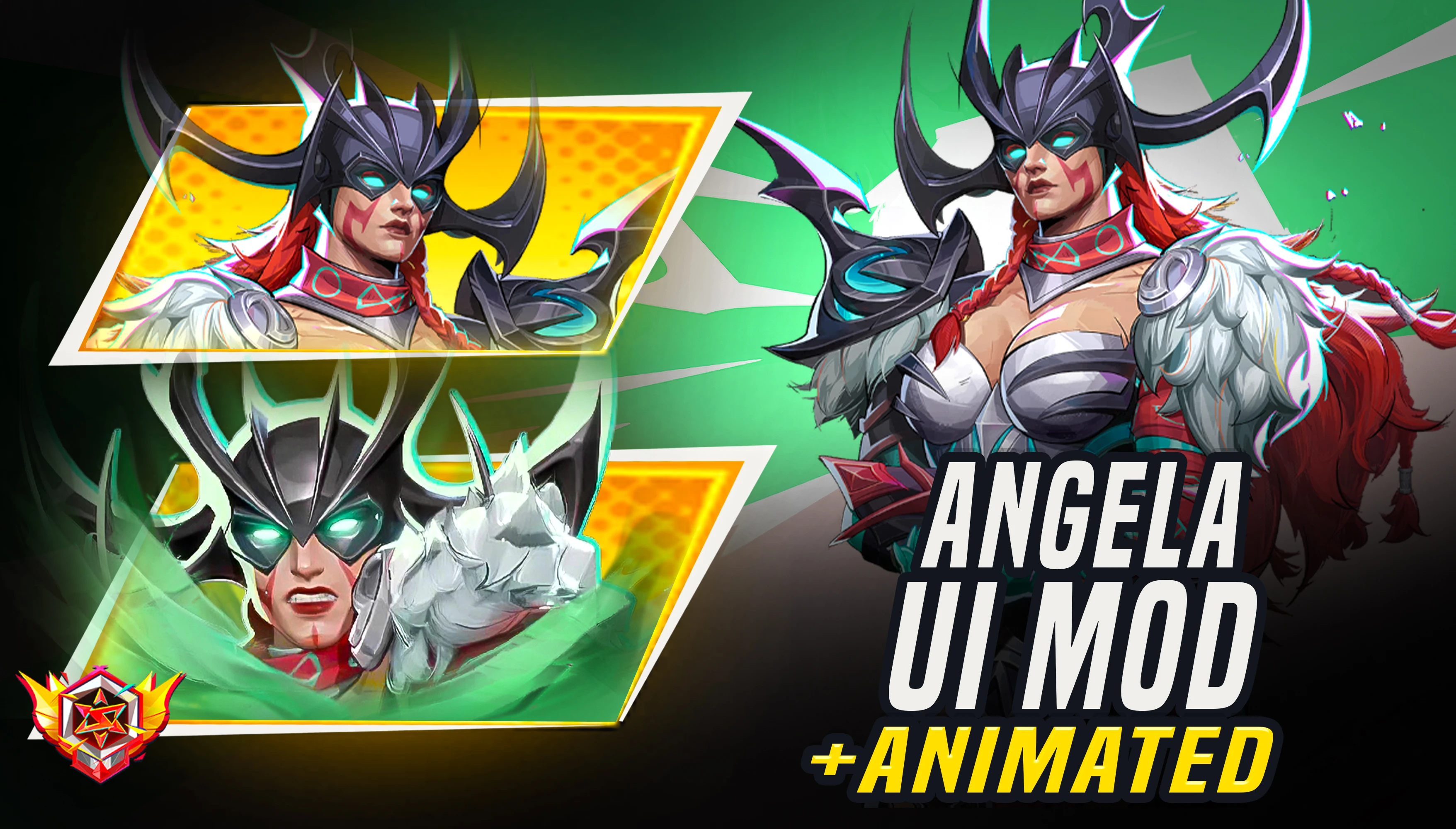 ANGELA 地狱女王 UI(含动画领主图标)