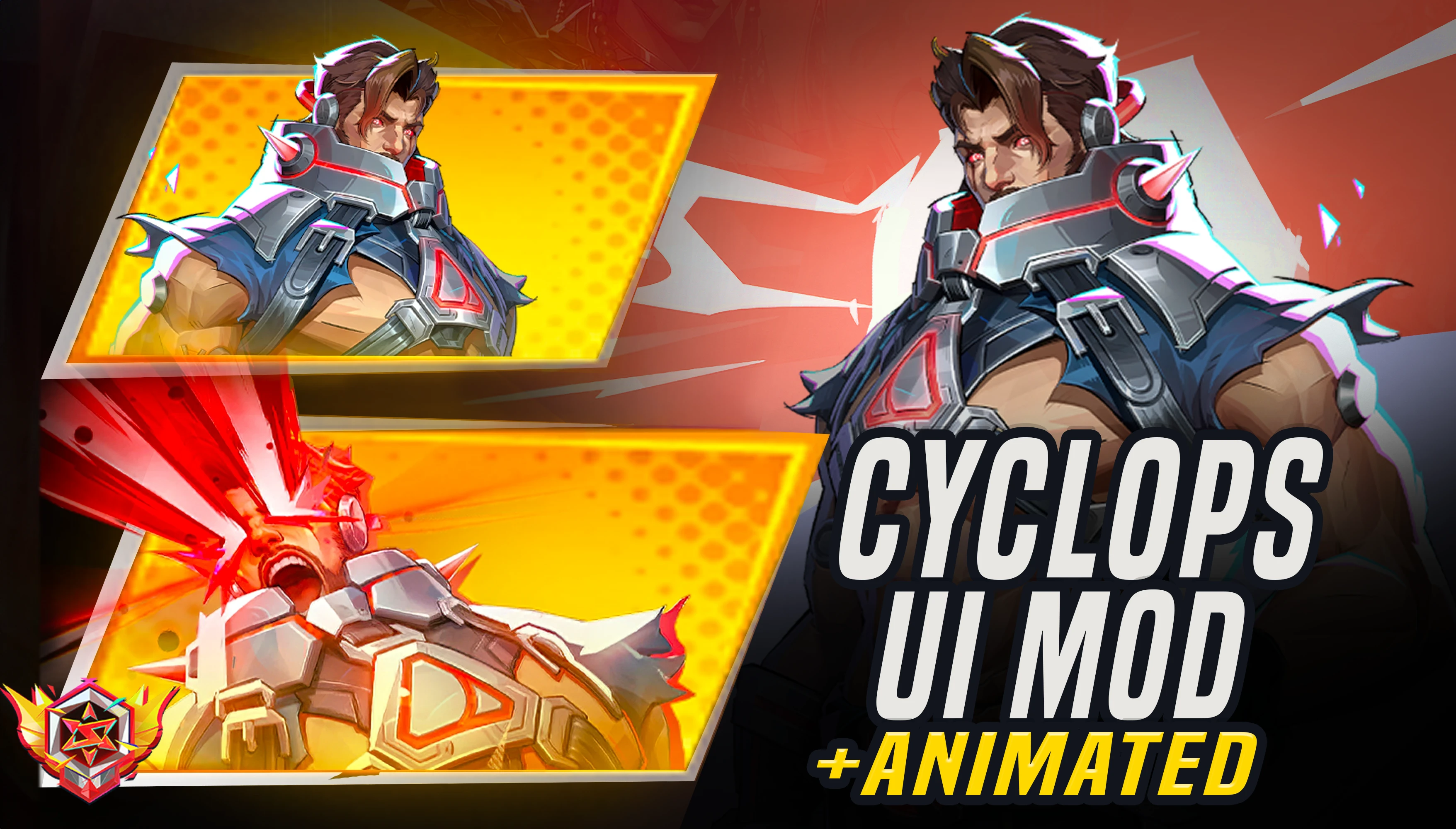 CYCLOPS 武器 M 皮肤界面(含动态主宰图标)