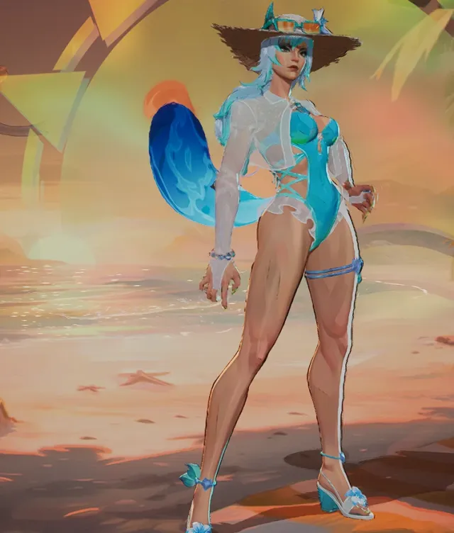 White Fox Summer Coastal Kumiho Tan (with recolours)