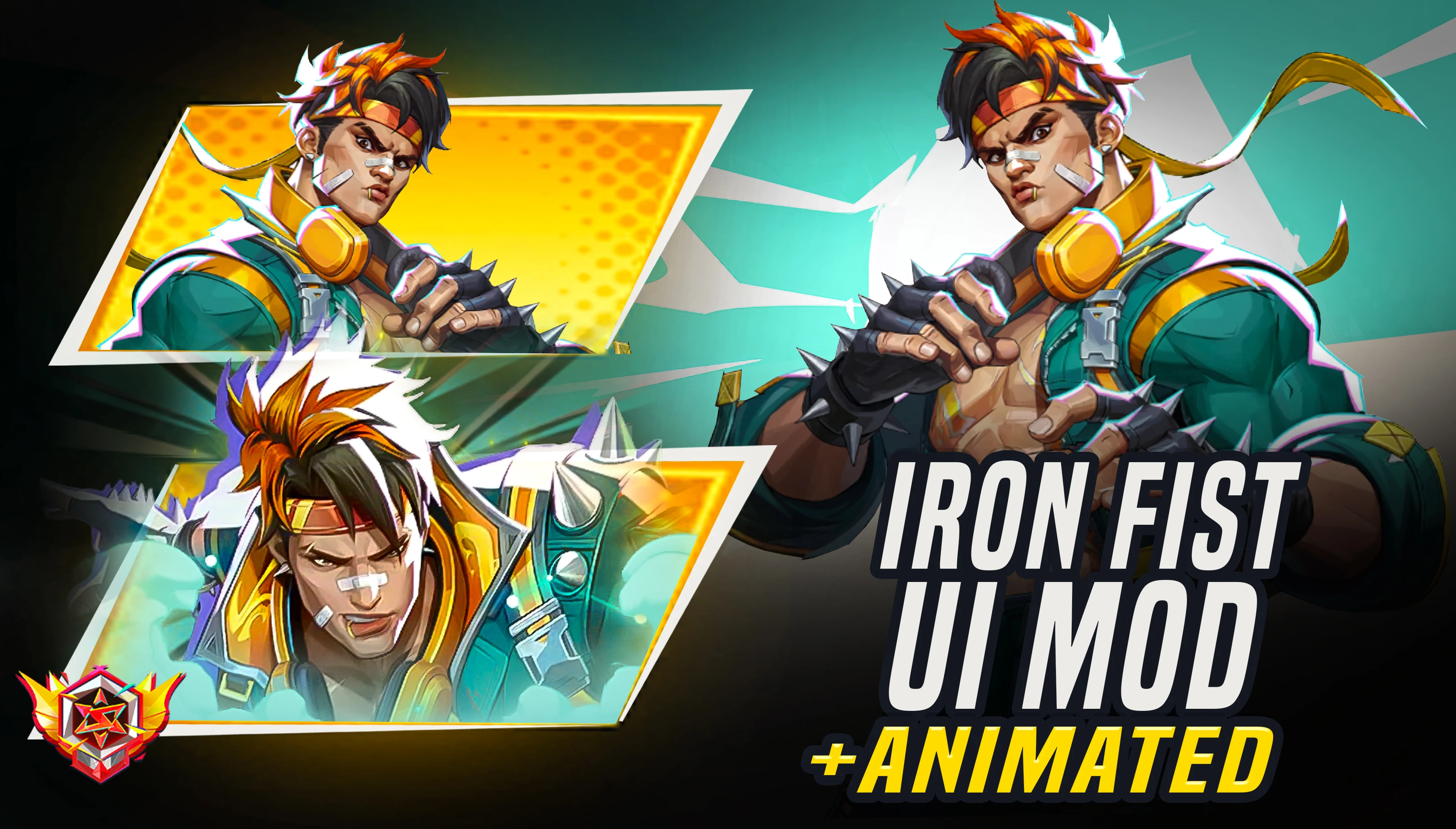 IRON FIST Furious Flow UI (含动画领主图标)