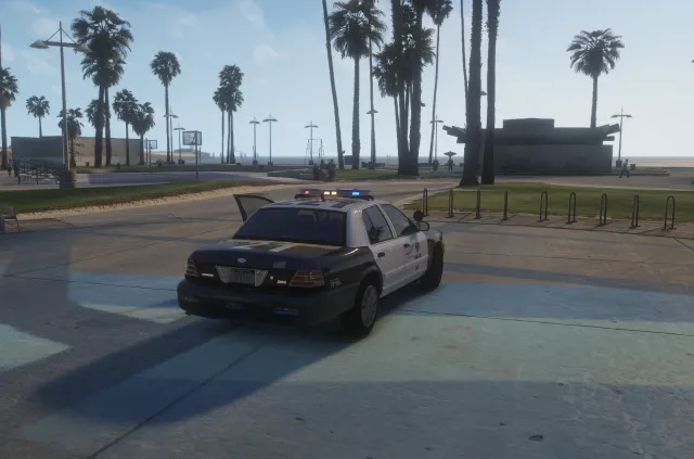 LAPD 2010款福特维多利亚皇冠警用拦截者2.0B - GTA V增强版