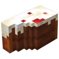 Fan-shaped cake