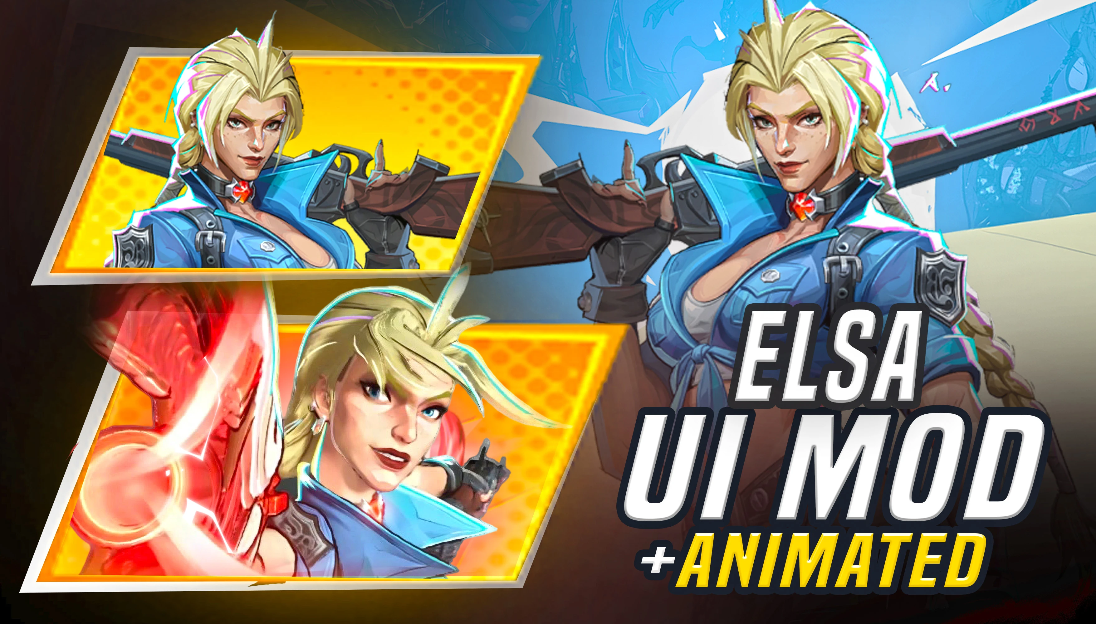 ELSA BLOODSTONE 年轻之血 UI（含动态领主图标）