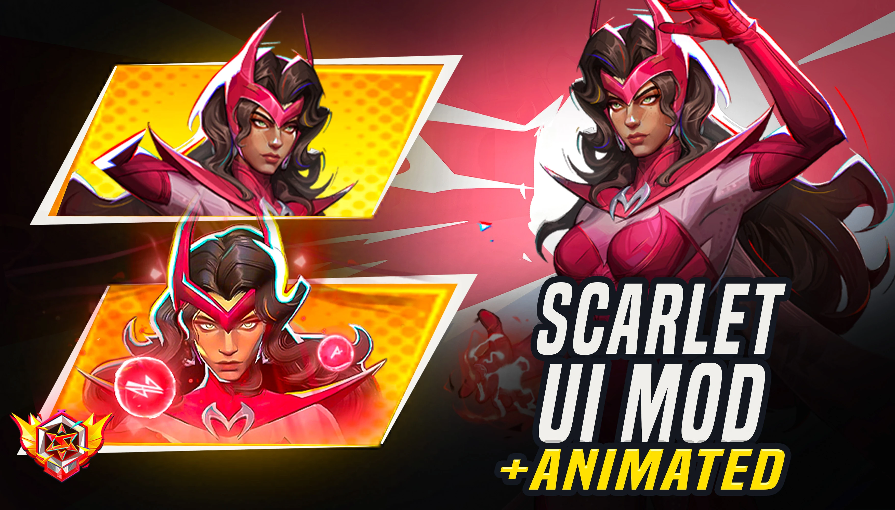 SCARLET WITCH 邪眼女巫 UI（含动画领主）