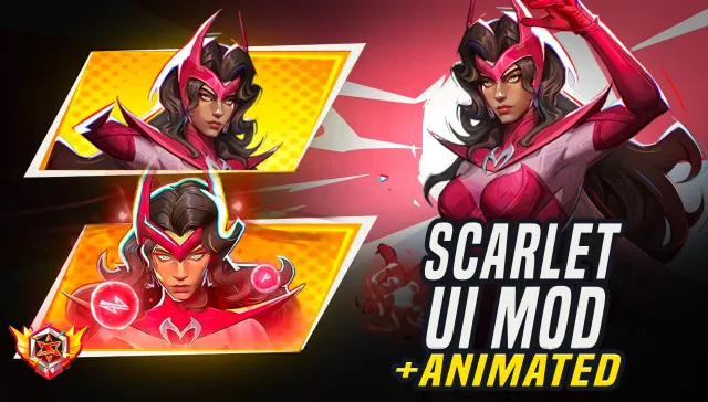 SCARLET WITCH 邪眼女巫 UI(含动画领主)