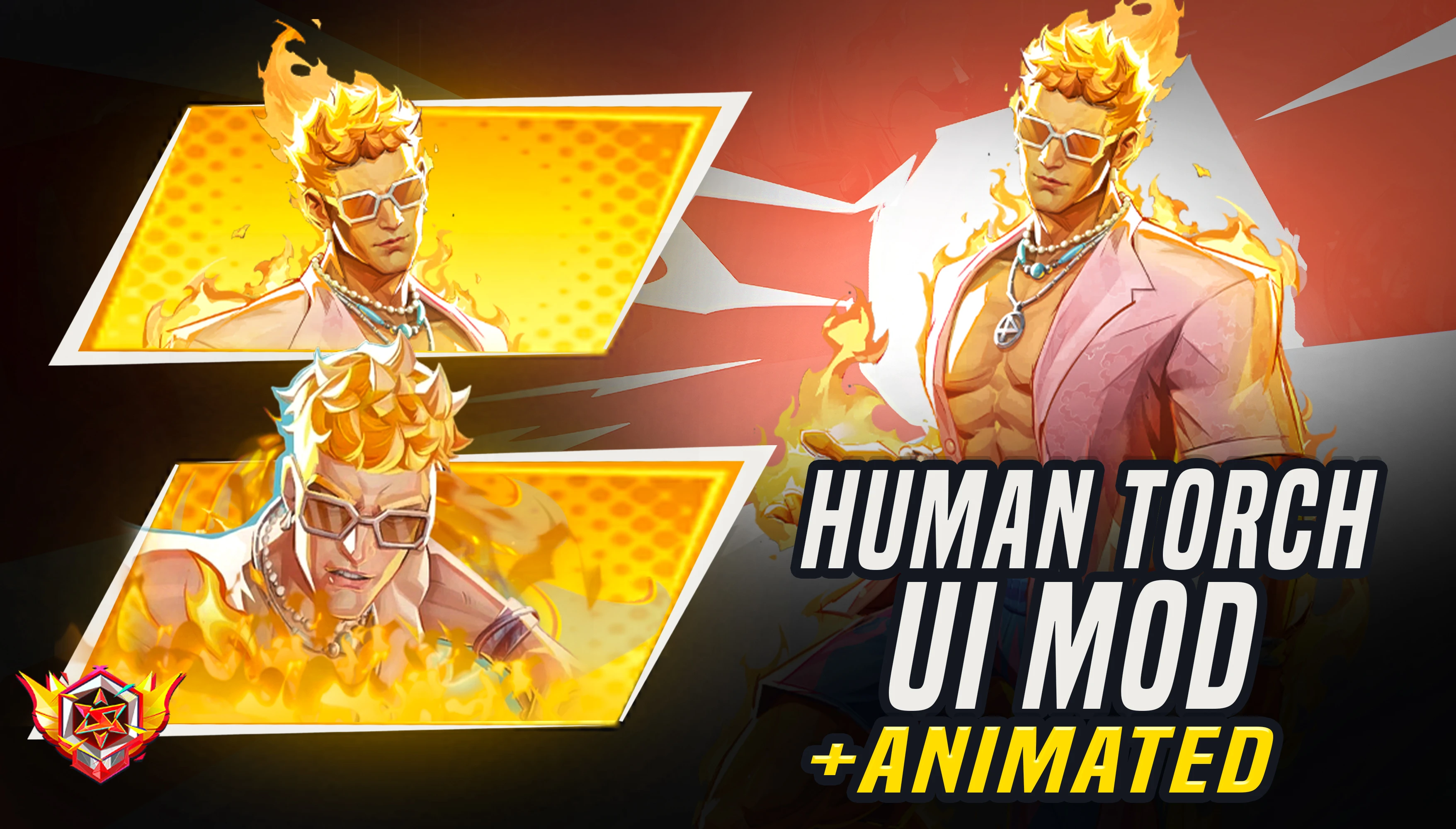 HUMAN TORCH Sunny Sizzler UI(带动画领主图标)