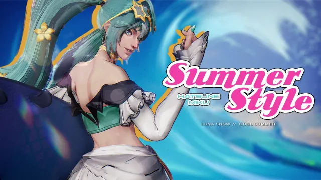 夏日风格初音未来 - 清凉夏日 - 卢娜·雪