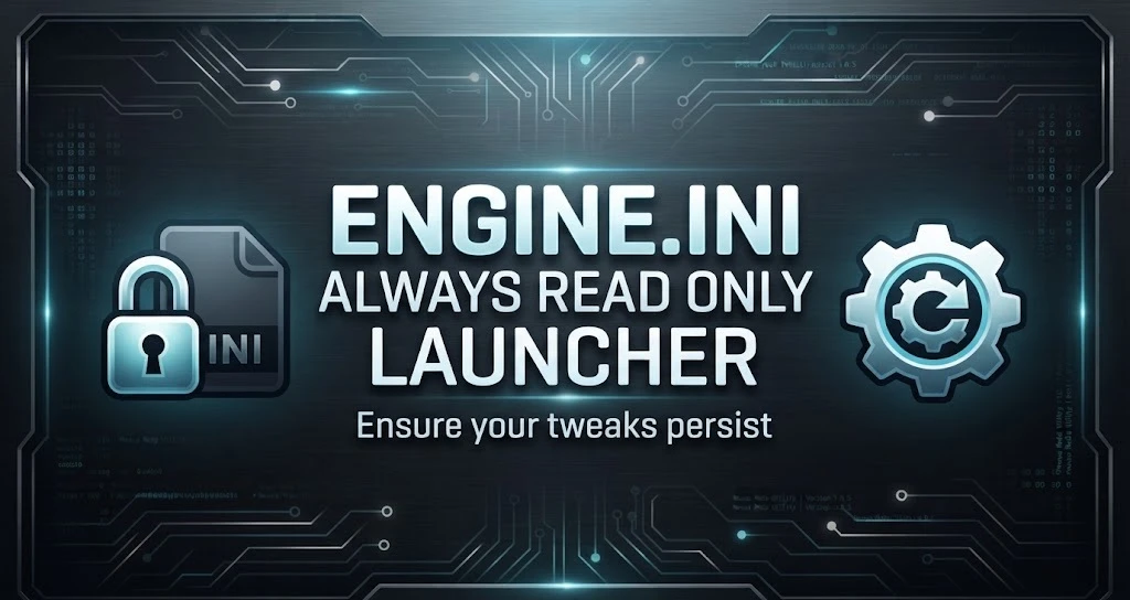 Engine.ini 始终只读启动器