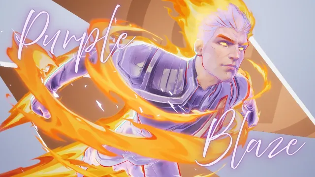 紫色烈焰 - 霹雳火