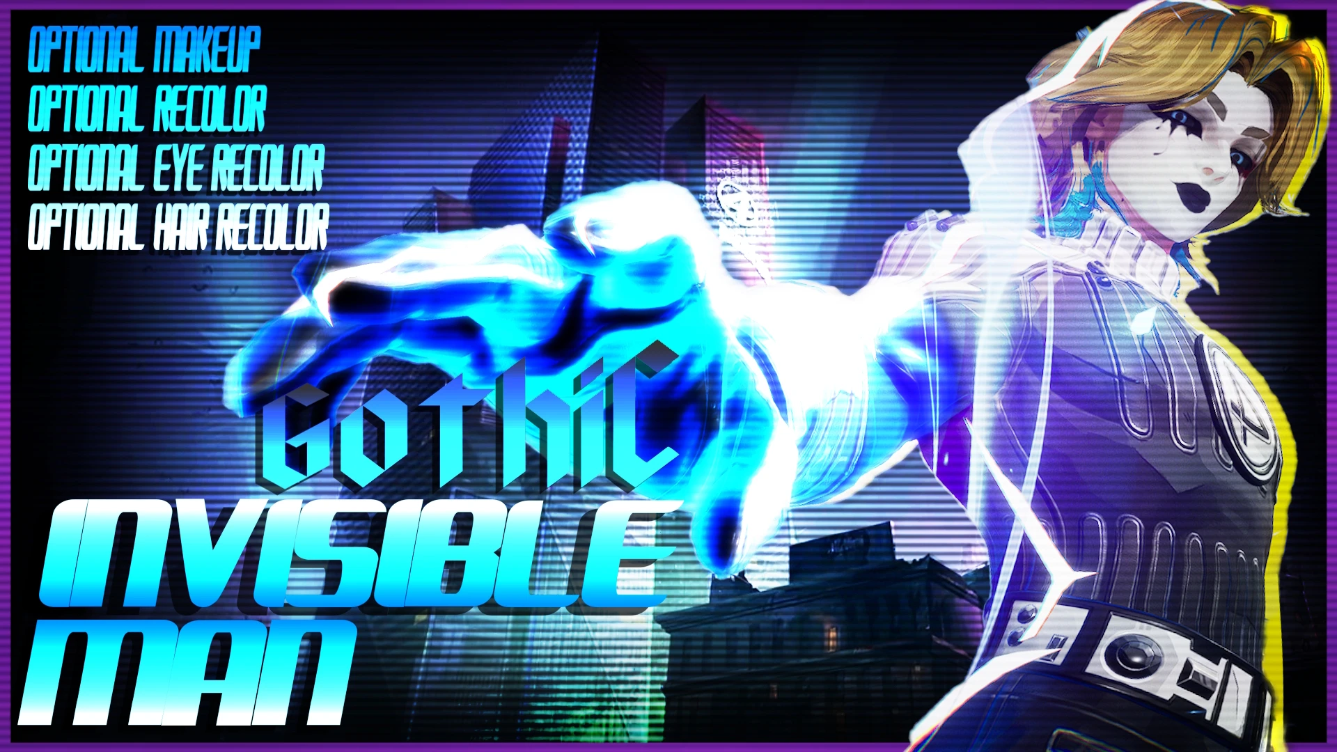Gothic Recolor for Male Invisible Woman by BenkoBenko