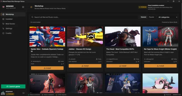 Marvel Rivals Mod Manager Redux (MRMMR)