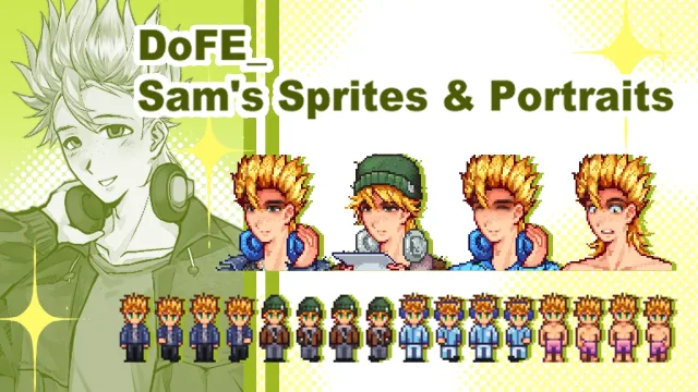 DoFE_Sam的精灵图和肖像