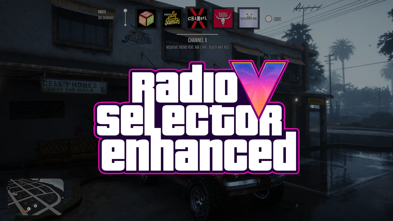 GTA VI HUD - 电台选择器增强版 1.1