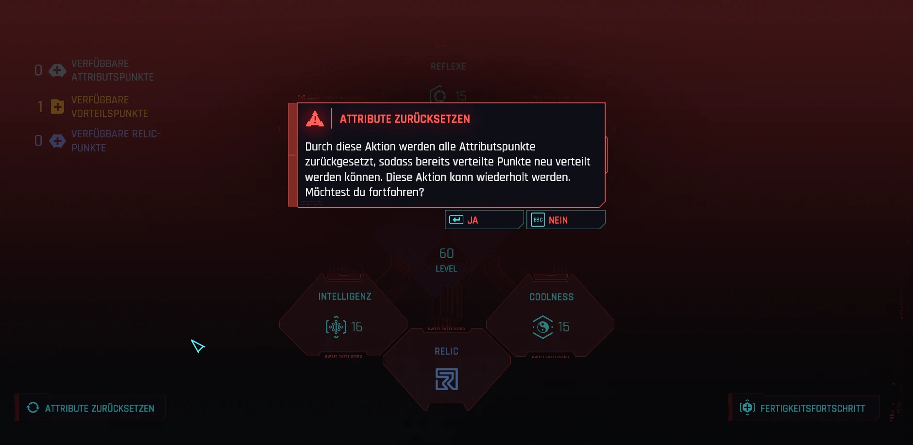 重置属性始终可用 - 德语翻译