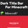 我的世界暗色标题栏
