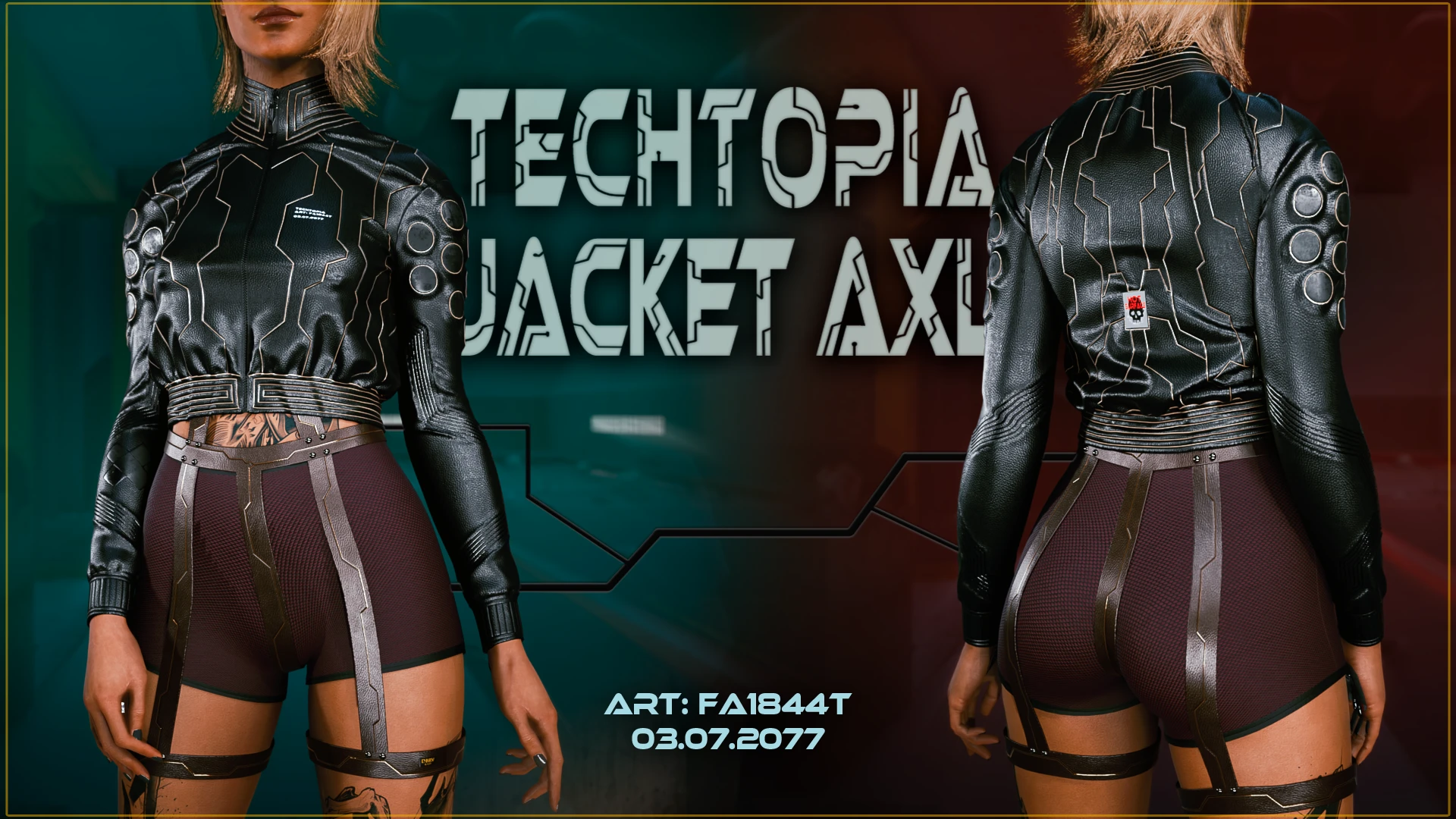 DBRV - TECHTOPIA 夹克 - Archive XL - 女V与男V