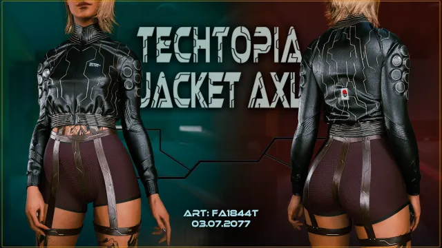 DBRV - TECHTOPIA 夹克 - Archive XL - 女V与男V