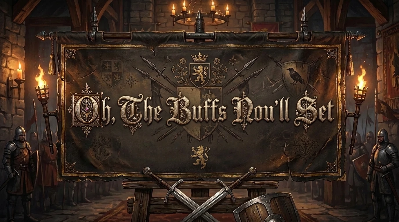 哦，你将设置的Buff