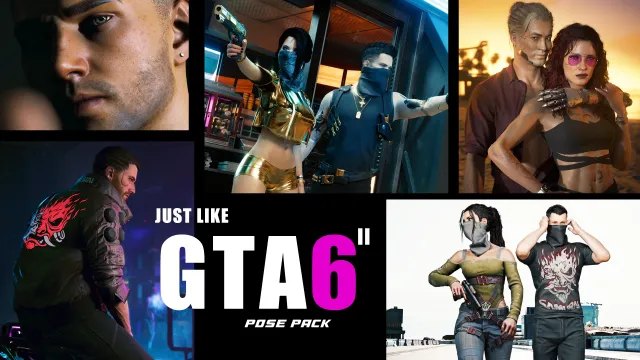 就像GTA SIX 2姿势包一样