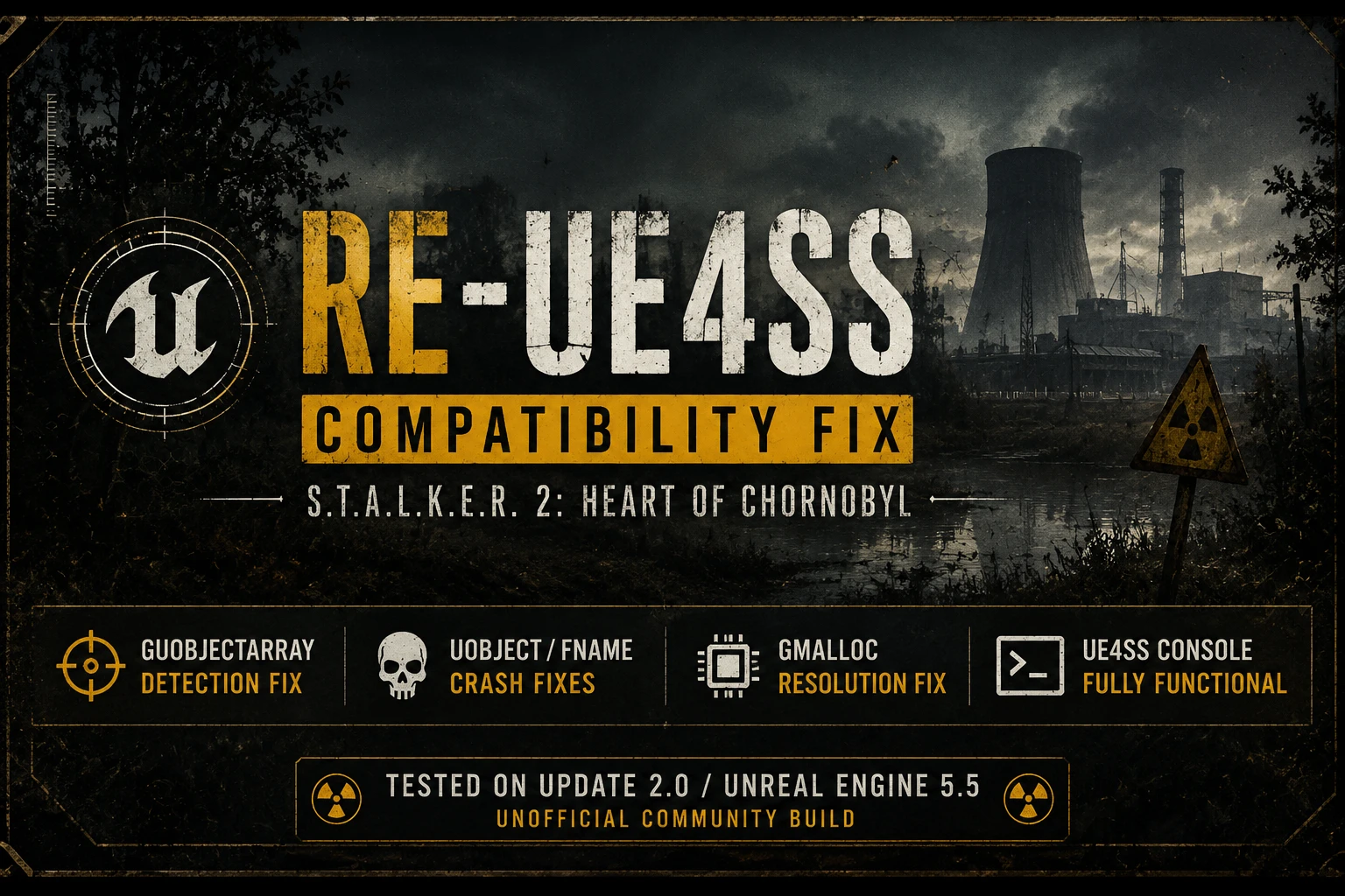 RE-UE4SS 兼容性修复(适用于 2.0 更新,UE5.5)